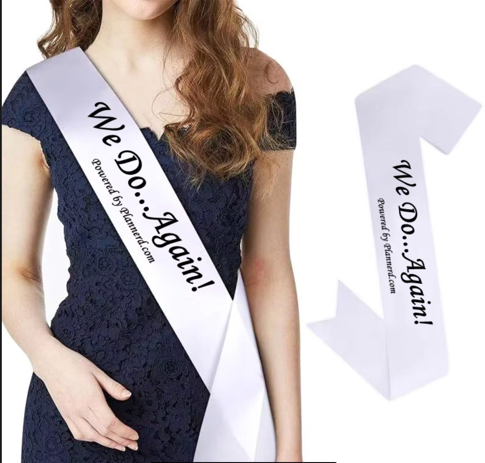 The We Do… Again! sash by Plannerd — free for every vow renewer